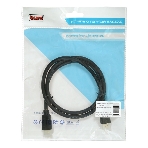 Кабель аудио-видео Buro HDMI (m)/HDMI (m) 1м. Позолоченные контакты черный (BHP HDMI 2.0-1), фото 1