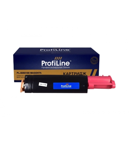 Картридж Тонер-туба ProfiLine PL-S050188 для принтеров Epson AcuLaser C1100D/C1100DN/C1100N/CX11N/CX11NF/CX11NFC/CX11NFT Magenta 4000 копий
