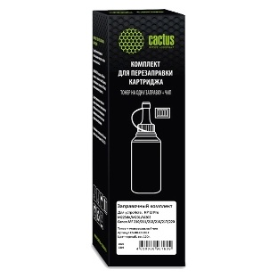 Тонер Cactus CS-RK-CF283X черный туба 120гр. (в компл.:чип) для принтера HP LJ Pro M225dn/M201/M202 Canon MF 210/211/212/216/217/220