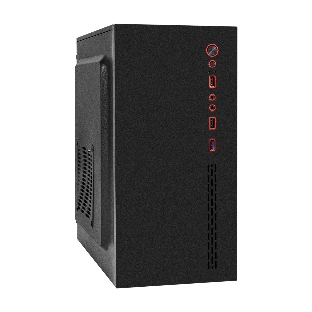 Компьютерный корпус Minitower ExeGate BAA-403U2-AAA400 (mATX, БП AAA400 с вент. 8см, 1*USB/2*USB 3.0, HD Audio, черный)