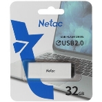 Флешка USB Netac U185 (NT03U185N-032G-20WH), 32Gb, USB 2.0, R/W 25/10, белый/серый, фото11