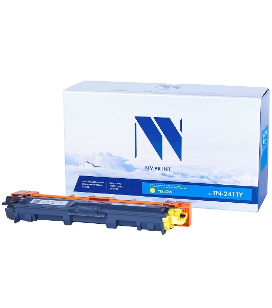 Картридж NVPrint совместимый Brother TN-241T Yellow для HL-3140CW/3150CDW/3170CDW/DCP-9020CDW/MFC-9140CDN/9330CDW/9340CDW (1400k)