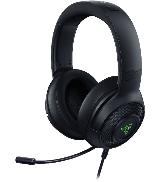 Гарнитура Razer Kraken V3 X чёрный, проводная, USB