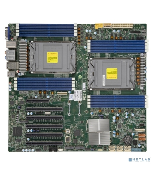 Материнская плата серверная Supermicro MBD-X12DAI-N6, 2xLGA 4189, Intel C621A, 16xDDR4, 8xSATA, 6xPCIe 4.0 x16, 1xPCIe 4.0 x8, 2xM.2, 2x1Gb LAN, 6xUSB 3.2 Gen 1, 2xUSB 3.2 Gen 2, 1xVGA, 1xCOM, 1xTPM, E-ATX
