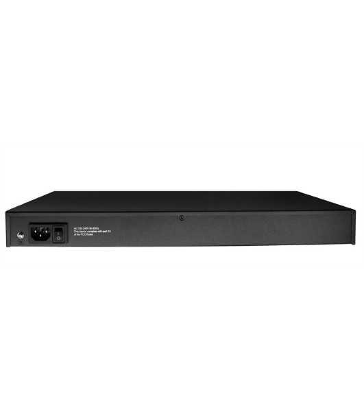Коммутатор Osnovo SW-64822(700W) 48 портовый PoE коммутатор, 48*10/100 Base-T PoE, 2*GE Combo Uplink, PoE на порт до 30W, суммарная мощность PoE до 700W