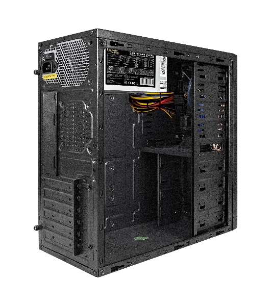 Компьютерный корпус Miditower ExeGate XP-330U-UNS400 (ATX, БП UNS400 с вент. 12см, 2хUSB/2хUSB 3.0, аудио, черный)