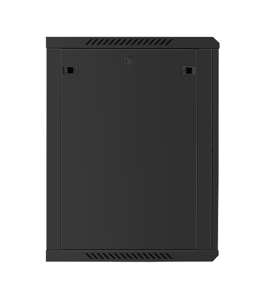Шкаф телекоммуникационный 19' настенный 15U ExeGate EC-WM-15U.600.G.BLACK (19”, 15U, 600x600x769mm (ШхГхВ), передняя дверь закаленное стекло, съемные боковые панели, пыле- и влагозащита IP23, черный RAL 9004)
