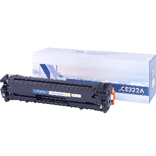 Картридж лазерный NVPrint совместимый HP CE322A Yellow для LJ Color CP1525 (1300k)