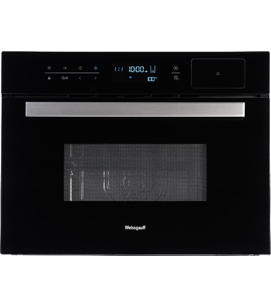 Духовой шкаф электрический Weissgauff OEMS 459 PDB черный, встраиваемый