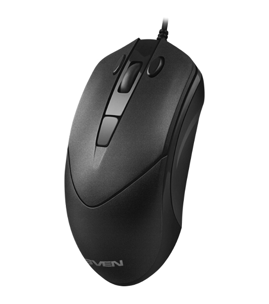 Мышь проводная SVEN RX-100 черный, 4000 dpi, USB, кнопки - 6