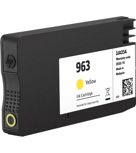 Картридж струйный HP 963 3JA25AE желтый (700 стр) для HP OfficeJet Pro 901x/902x
