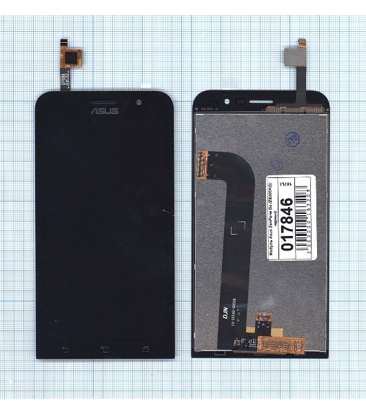 Дисплей для Asus ZenFone Go ZB500KG, черный