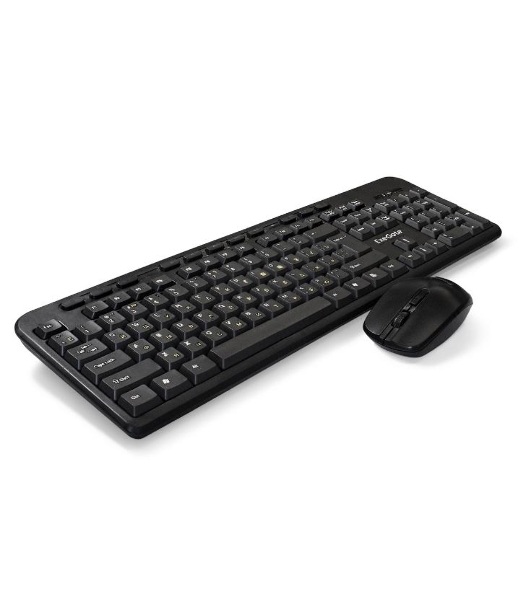 Комплект клавиатура+мышь ExeGate Professional Standard Combo MK240 беспроводной, USB, 1200 DPI, чёрный