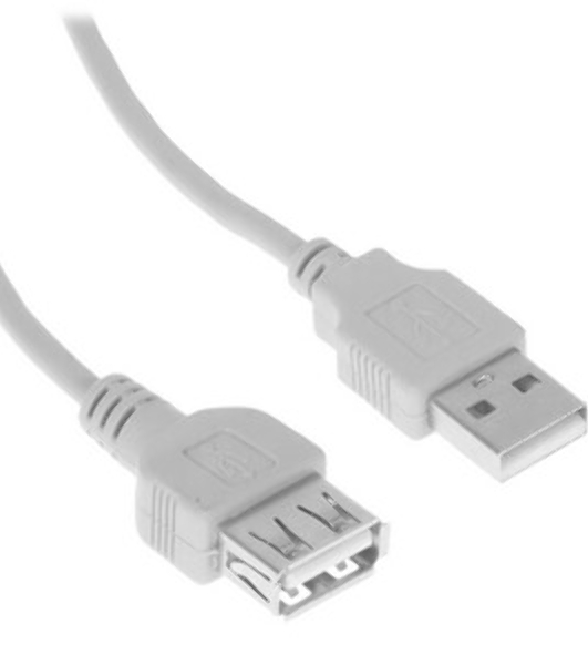 Кабель удлинит. USB2.0 Cablexpert CC-USB2-AMAF-15-N, AM/AF, медь, 4.5м, пакет