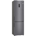 Холодильник LG GA-B509CLSL графитовый двухкамерный 277/107л морозилка снизу, No Frost, фото13