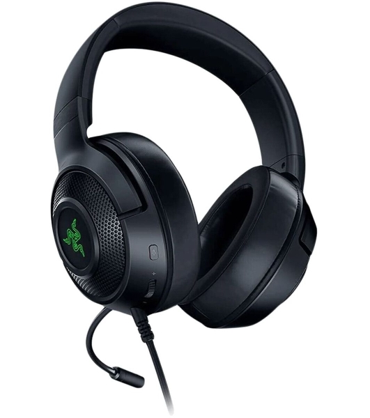 Гарнитура Razer Kraken V3 X чёрный, проводная, USB