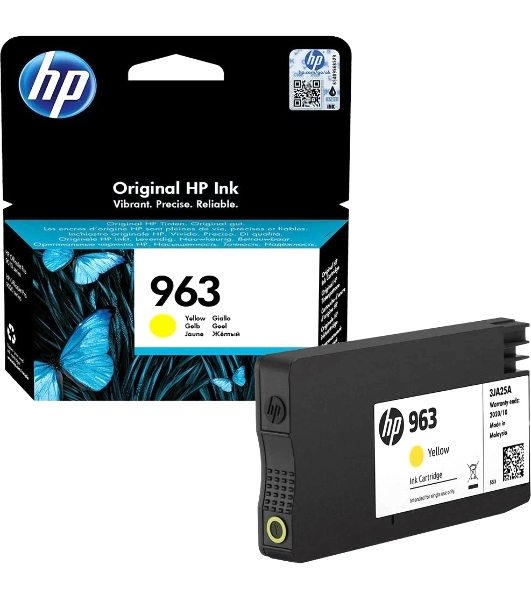 Картридж струйный HP 963 3JA25AE желтый (700 стр) для HP OfficeJet Pro 901x/902x
