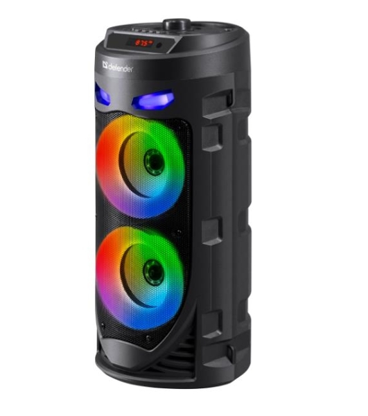 Портативная колонка Defender 16W черный CRASHBOOM