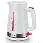 Электрочайник Bosch TWK4M221 белый, 1.7 л, 2400 Вт, скрытый нагревательный элемент, фото4