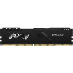 Оперативная память Kingston Fury Beast, 8GB (1x8GB), DDR4, 3200MHz, CL16, DIMM, с радиатором, черный, фото2
