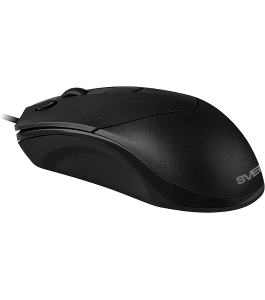 Мышь проводная SVEN RX-100 черный, 4000 dpi, USB, кнопки - 6