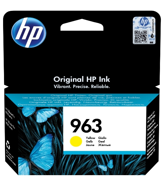 Картридж струйный HP 963 3JA25AE желтый (700 стр) для HP OfficeJet Pro 901x/902x