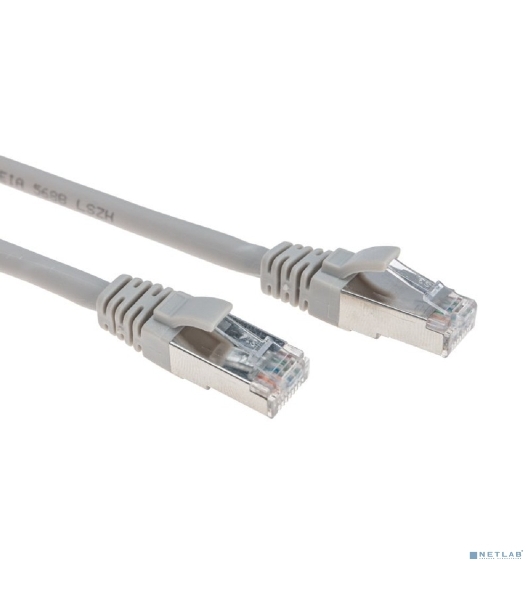Патч-корд S/FTP Rexant cat.6a (10G), RJ45-RJ45, неэкранированный, 28AWG, LSZH, серый, 5 м