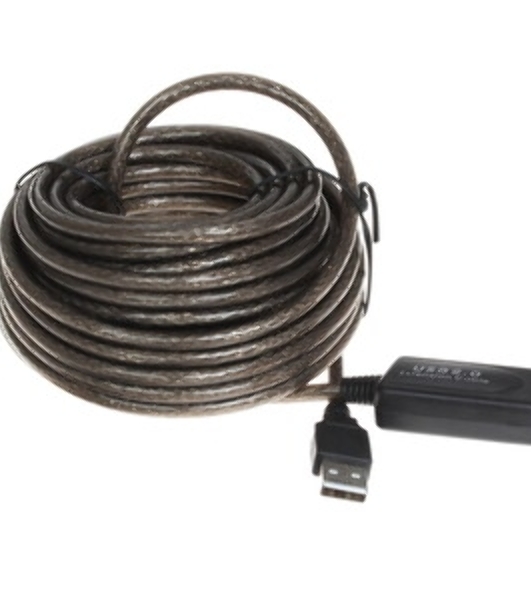 Кабель-удлинитель USB2.0 активный Gembird/Cablexpert UAE-01-10M, AM/AF, 10м