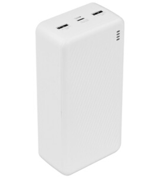 Портативный аккумулятор BOROFONE (6941991116421) BJ55B 30000mAh 2USB 2A LED-индикатор, белый