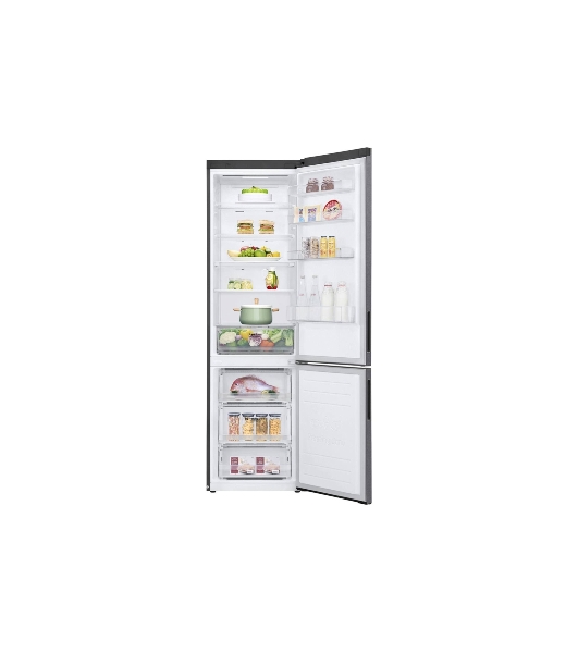 Холодильник LG GA-B509CLSL графитовый двухкамерный 277/107л морозилка снизу, No Frost