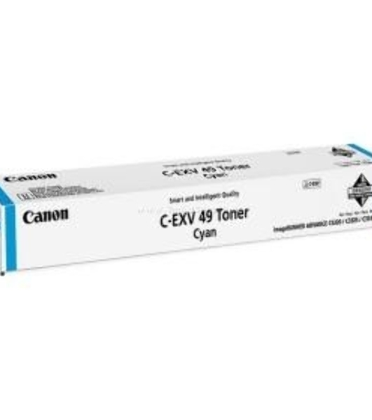 Картридж лазерный Canon C-EXV49C (8525B002) голубой (19 000 стр.) для Canon imageRUNNER ADVANCE серий C3300, C3500, DX C3700, DX C3800