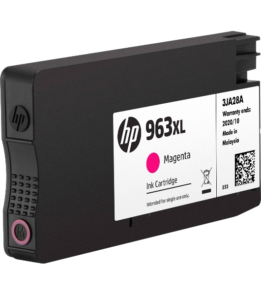 Картридж струйный HP 963XL 3JA28AE пурпурный увеличенной емкости (1600 стр) для HP OfficeJet Pro 901x/902x