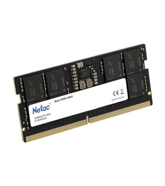 Оперативная память NETAC Basic, DDR5, 16GB (1x16GB), 4800MHz, CL40, DIMM