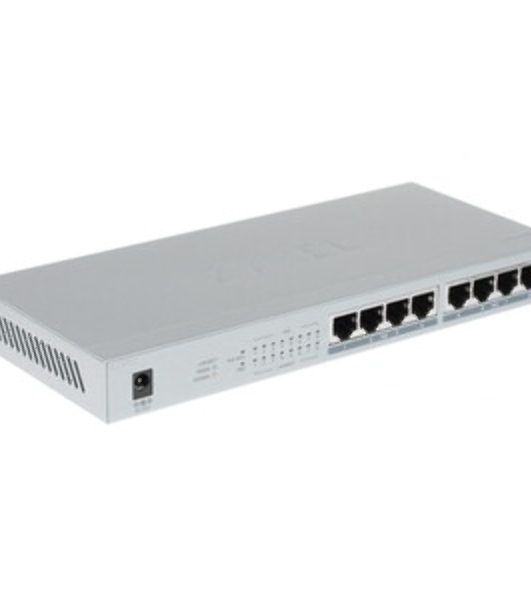 Коммутатор Zyxel GS1008HP Switch PoE +, 8xGE PoE +, tabletop, metal, silent, budget PoE 60 W