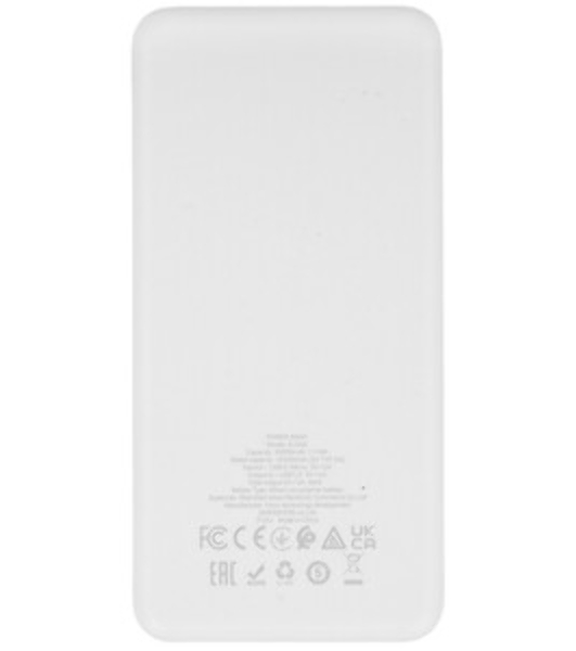 Портативный аккумулятор BOROFONE (6941991116421) BJ55B 30000mAh 2USB 2A LED-индикатор, белый