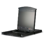 Квм консоль ATEN 8P CAT5 HIGH DENSITY DUAL RAIL LCD OVER, фото 1