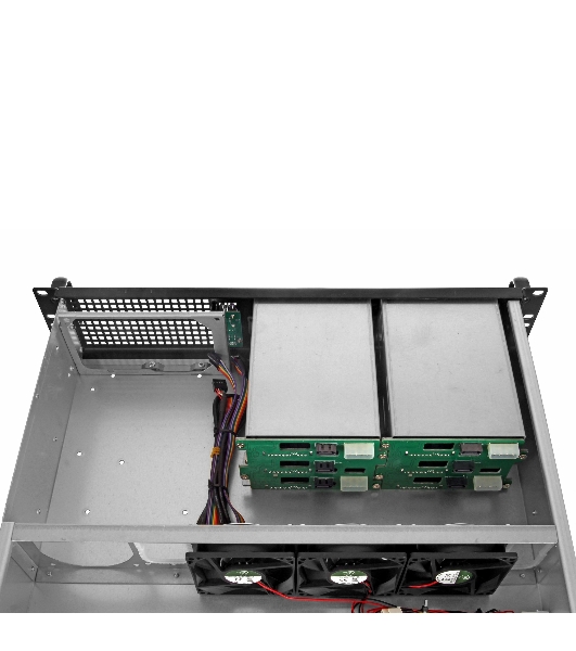 Серверный корпус ExeGate Pro 2U660-HS06 (RM 19', высота 2U, глубина 660, БП 500ADS, 6xHotSwap, USB)