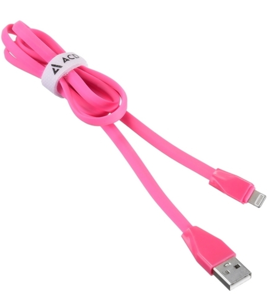 Кабель USB ACD-Life Lightning - USB-A TPE, 1м, маджента