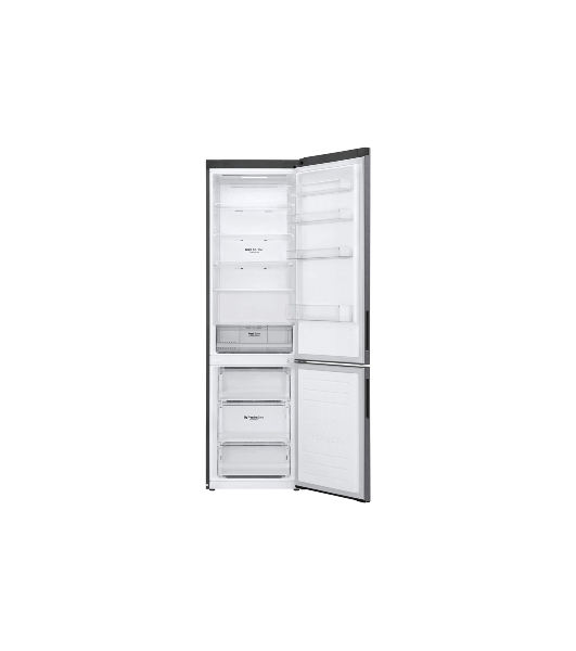 Холодильник LG GA-B509CLSL графитовый двухкамерный 277/107л морозилка снизу, No Frost