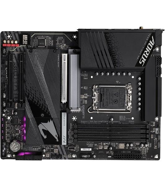 Материнская плата Gigabyte Z790 AORUS ELITE AX, LGA 1700, Intel Z790, 4xDDR5, 6xSATA, 4xM.2, 1xPCI-E 5.0 x16, 1xPCI-E 3.0 x4, 1xDP, 1xHDMI, 1x 2.5Gb LAN, 2xUSB-A 2.0, 3xUSB-A 3.2 Gen 1, 2xUSB-A 3.2 Gen 2, 1xUSB-C 3.2 Gen 2x2, 7.1, ATX
