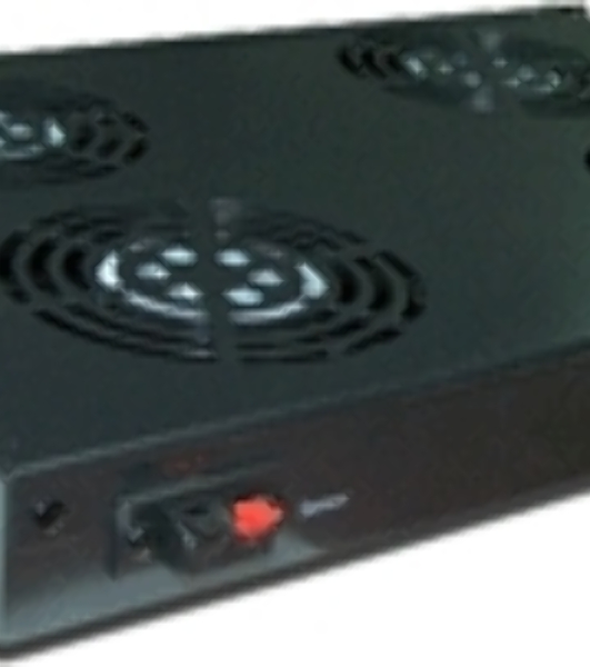Блок вентиляторов Lanmaster (TWT-CBB-FANB4-RACK-T) 4 вент. с контроллером черный (упак.:1шт)