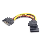 Кабель питания SATA Cablexpert CC-SATAM2F-01, 15pin (M)/2x15pin(F), на 2 SATA устр, 15 см, фото2