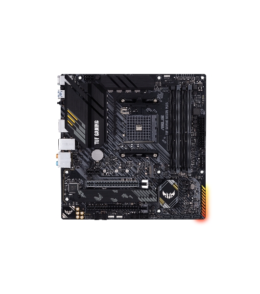 Материнская плата ASUS TUF GAMING B550M-PLUS, AM4, AMD B550, 4xDDR4, 4xSATA, 2xM.2, 1xPCIe 4.0 x16, 1xPCIe 3.0 x16, 1xPCIe x1, 1xHDMI, 1xDP, 1x 2.5Gb LAN, 4xUSB-A 3.2 Gen 1, 1xUSB-A 3.2 Gen 2, 2xUSB-A 2.0, 1xUSB-C 3.2 Gen 2, 5x3.5 мм, 7.1, mATX
