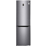 Холодильник LG GA-B419SLGL графит двухкамерный 223/79л морозилка снизу, No Frost, фото 1