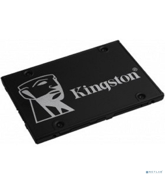 Накопитель SSD Kingston KC600, 256Gb, SATA III, 2.5', R/W 550/500