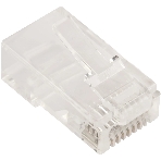 Коннектор LANMASTER RJ45 тип EZ, 8P8C, UTP, Cat.5e, универсальный, со вставкой, покрытие 50 микрон,100 шт., фото5
