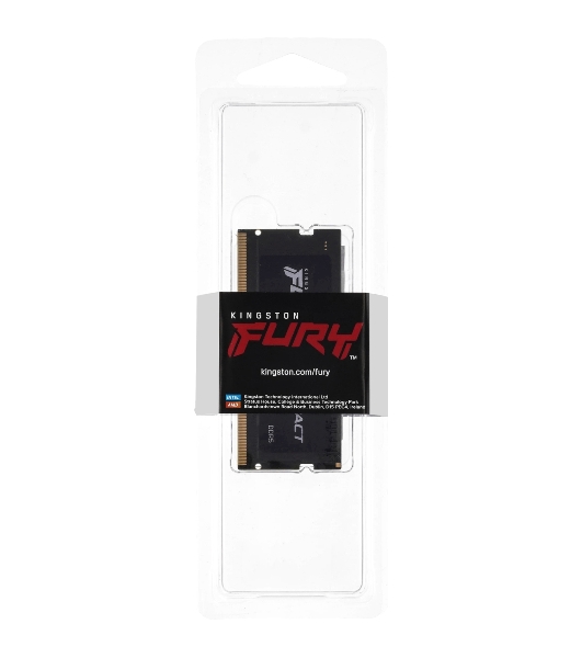 Оперативная память Kingston Fury Impact, DDR5, 8GB (1x8GB), 4800MHz, CL38 SO-DIMM