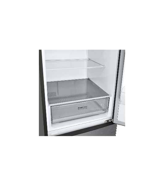 Холодильник LG GA-B509CLSL графитовый двухкамерный 277/107л морозилка снизу, No Frost