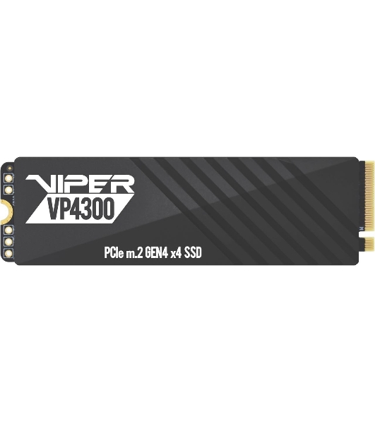 Накопитель SSD Patriot Viper VP4300, 1Tb, PCIe 4.0 x4, M.2 2280, NVMe, R/W 7400/5500, с радиатором