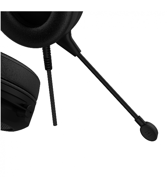 Гарнитура Acer AHW120 чёрный, проводная, USB, подсветка